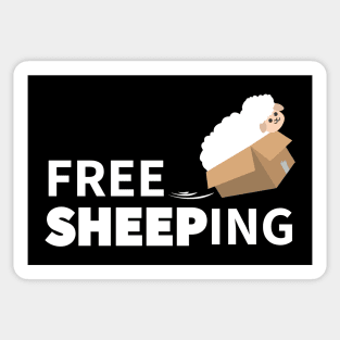 Sheep Free Shipping | Cute Gift Ideas | Funny Pun Sticker